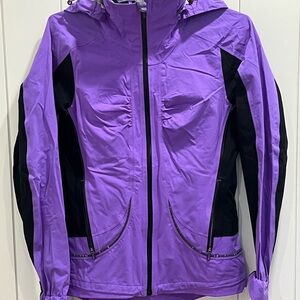 Lululemon Athletica Purple and Black Ski Jacket
